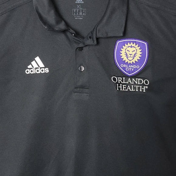 Men's Orlando  City Adidas Polo Shirt - Picture 2 of 5